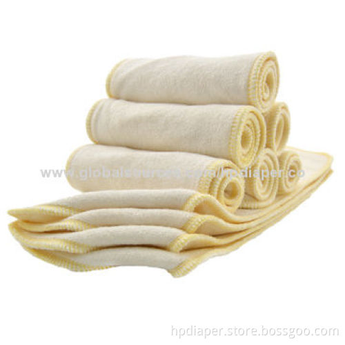 Bamboo Diaper Insert, Washable Organic and Antibacterial Bamboo Material
